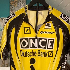 Giordana Men's Yellow Cycling Jersey